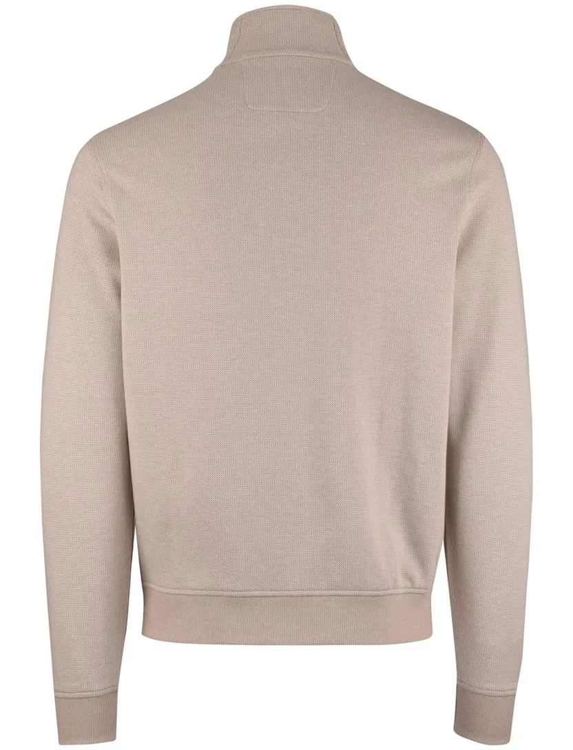 vest Baileys beige witte rits normale fit