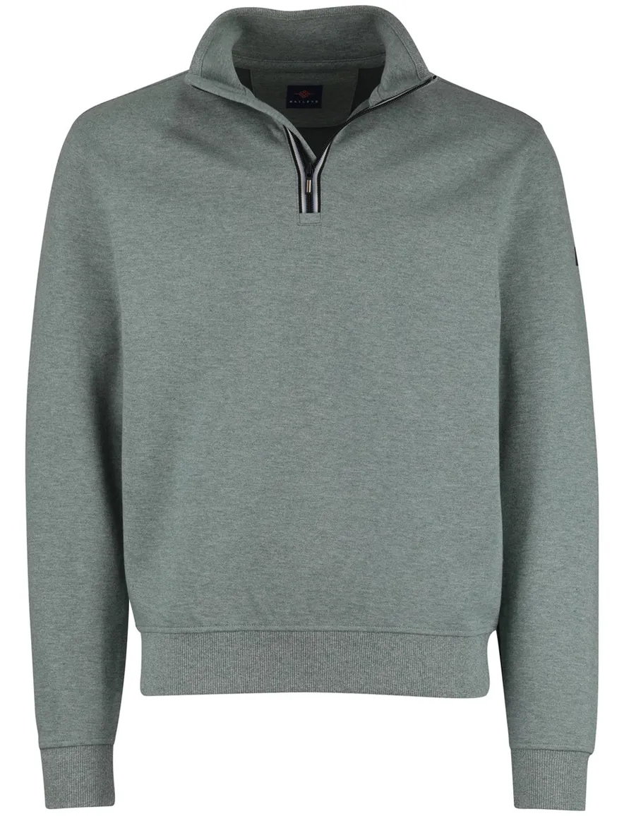 groene trui Baileys half zip