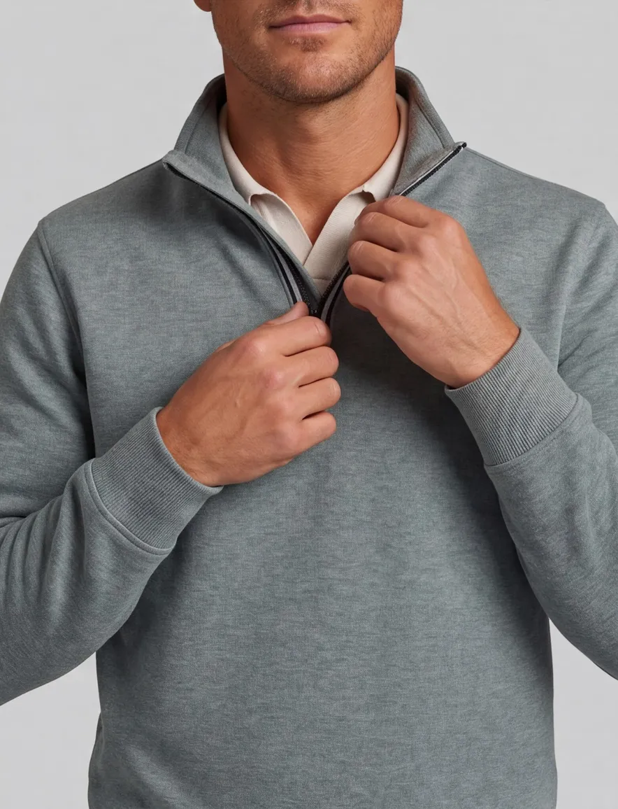 groene trui Baileys half zip