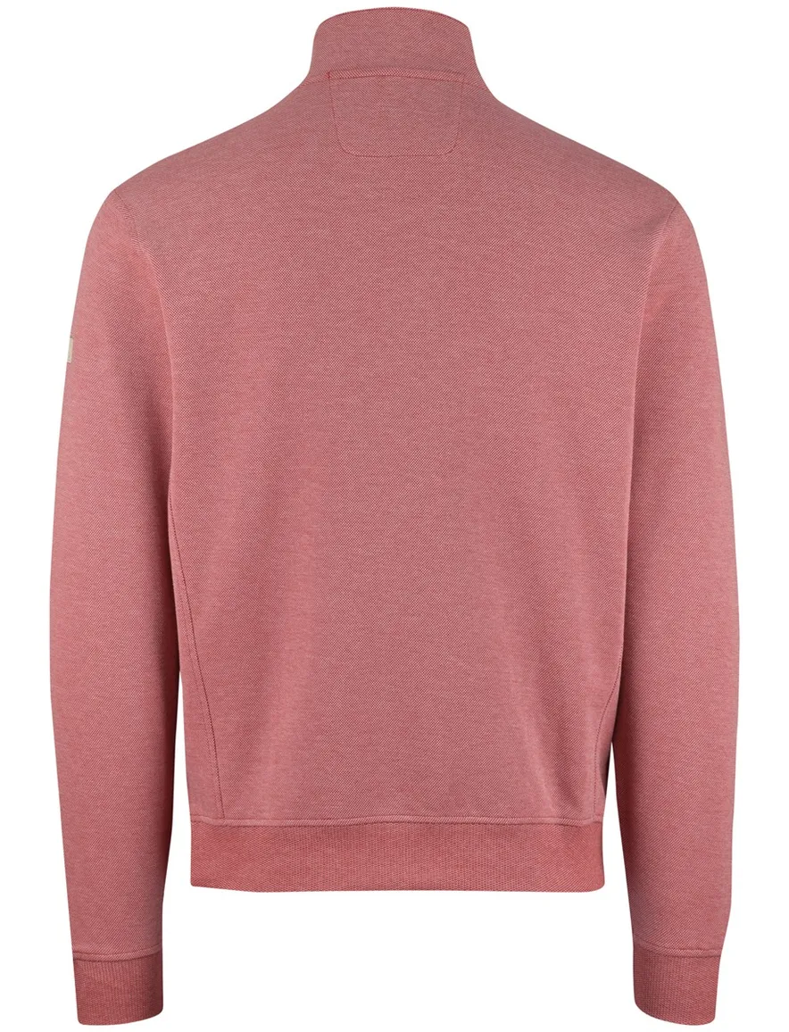 roze trui Baileys half zip normale fit