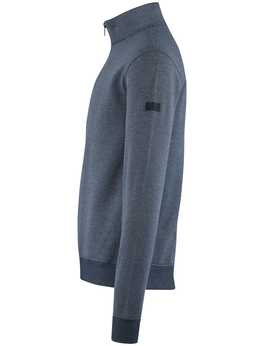 Baileys half zip trui blauw