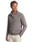 grijs trui half zip Baileys 100% katoen