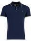 Baileys poloshirt donkerblauw met borstzakje met knoopsluiting