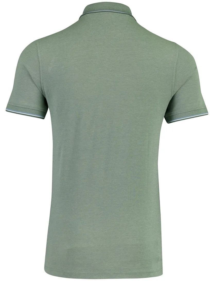 Poloshirt Baileys groen randjes op boord en mouw