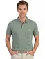 Poloshirt Baileys groen randjes op boord en mouw