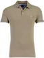 Poloshirt Baileys bruin normale fit pique met borstzak