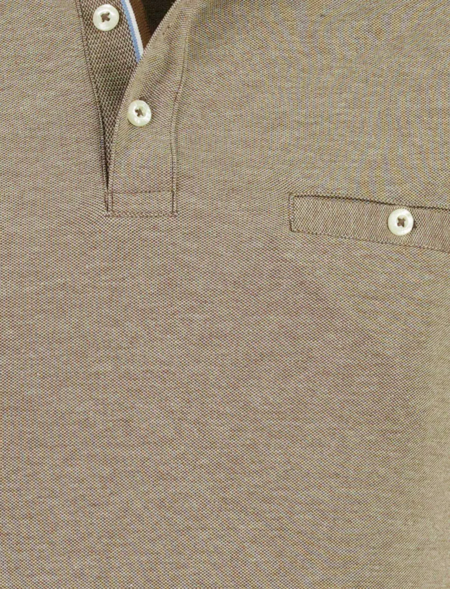 Baileys polo bruin 3-knoops borstzak
