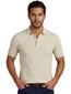 Polo Baileys beige 3-knoops gestreept