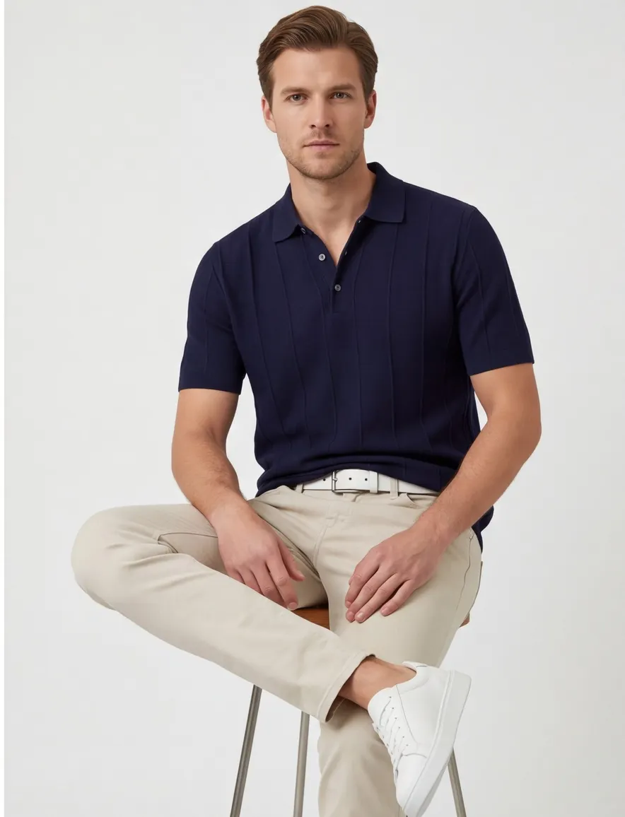 Baileys polo donkerblauw