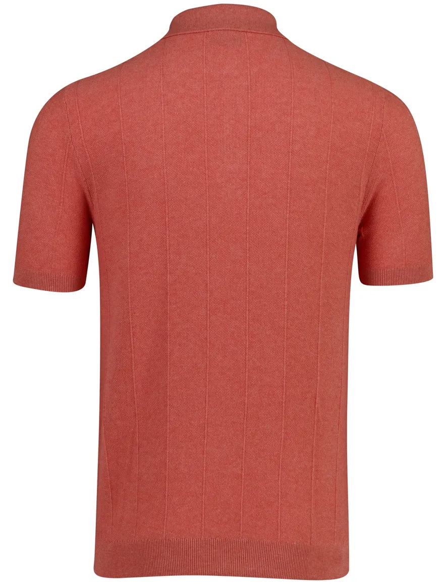 Baileys polo oranje textuur strepen