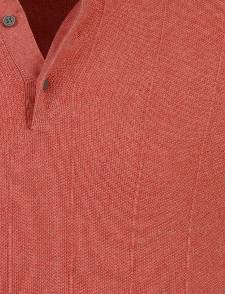 Baileys polo oranje textuur strepen