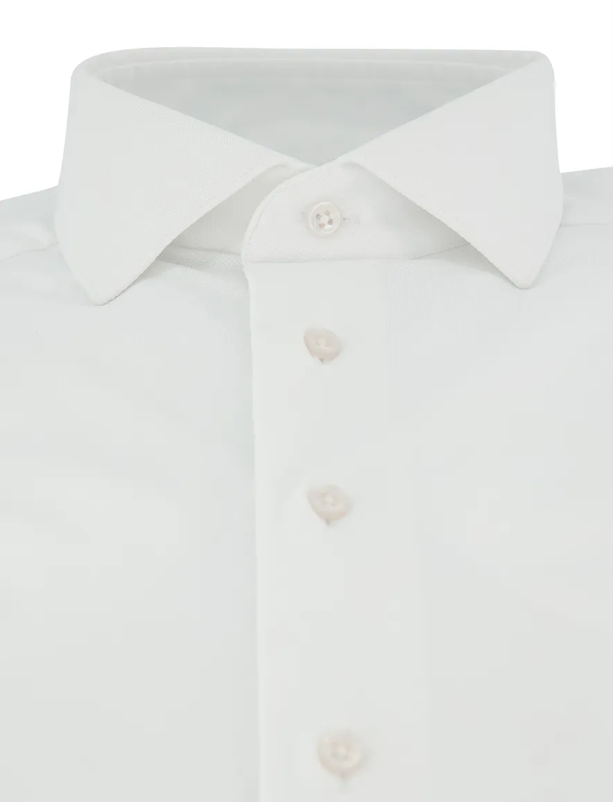 Cavallaro Ratiero overhemd mouwlengte 7 wit