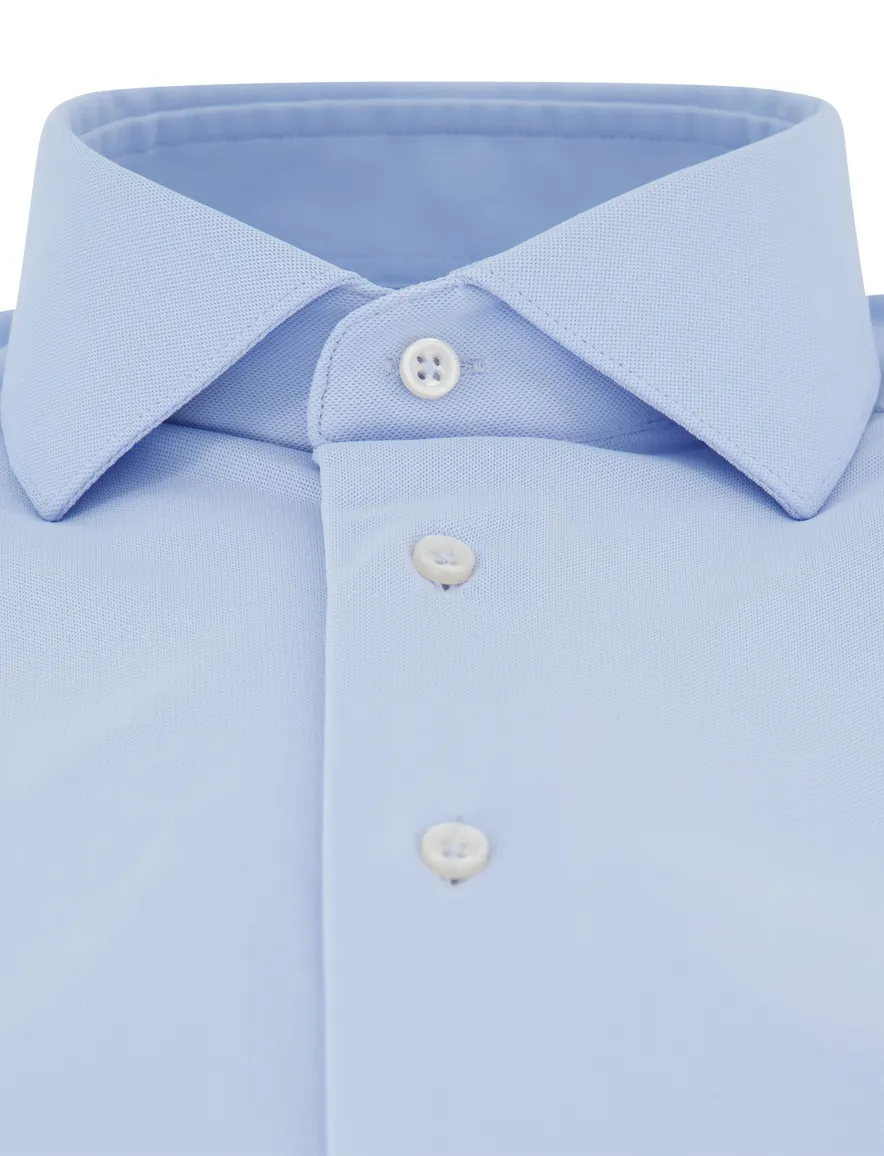 Cavallaro Ratiero slim fit lichtblauw overhemd