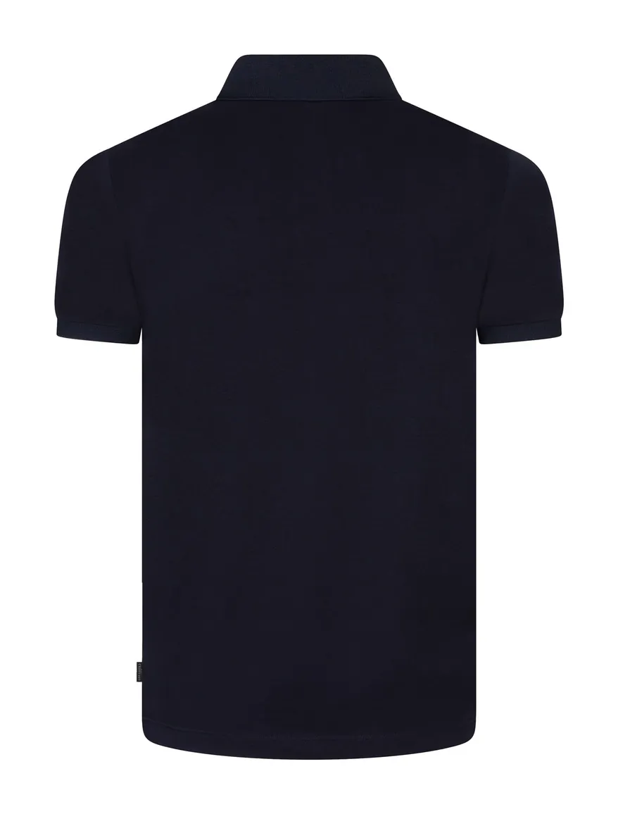 Cavallaro Napoli Darione poloshirt korte mouw donkerblauw