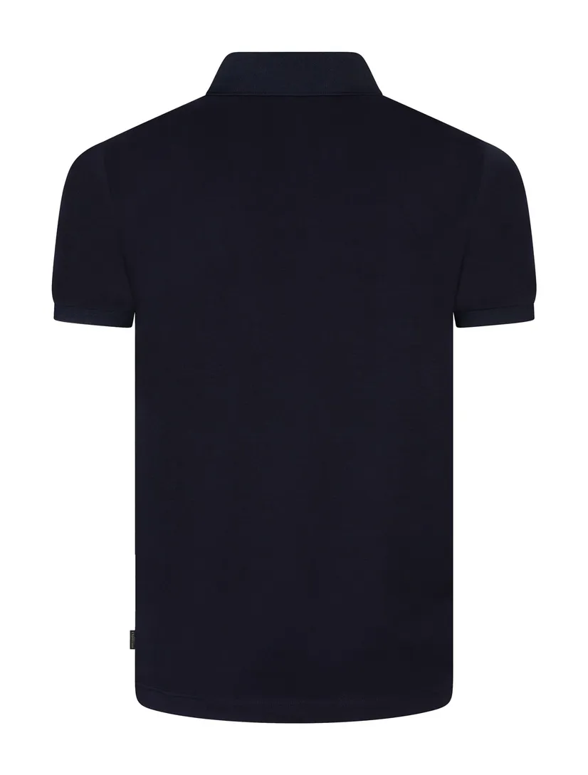 Poloshirt Darione korte mouw Cavallaro Napoli donkerblauw