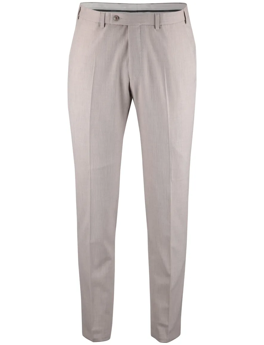 Pantalon mix en match beige Digel flatfront model