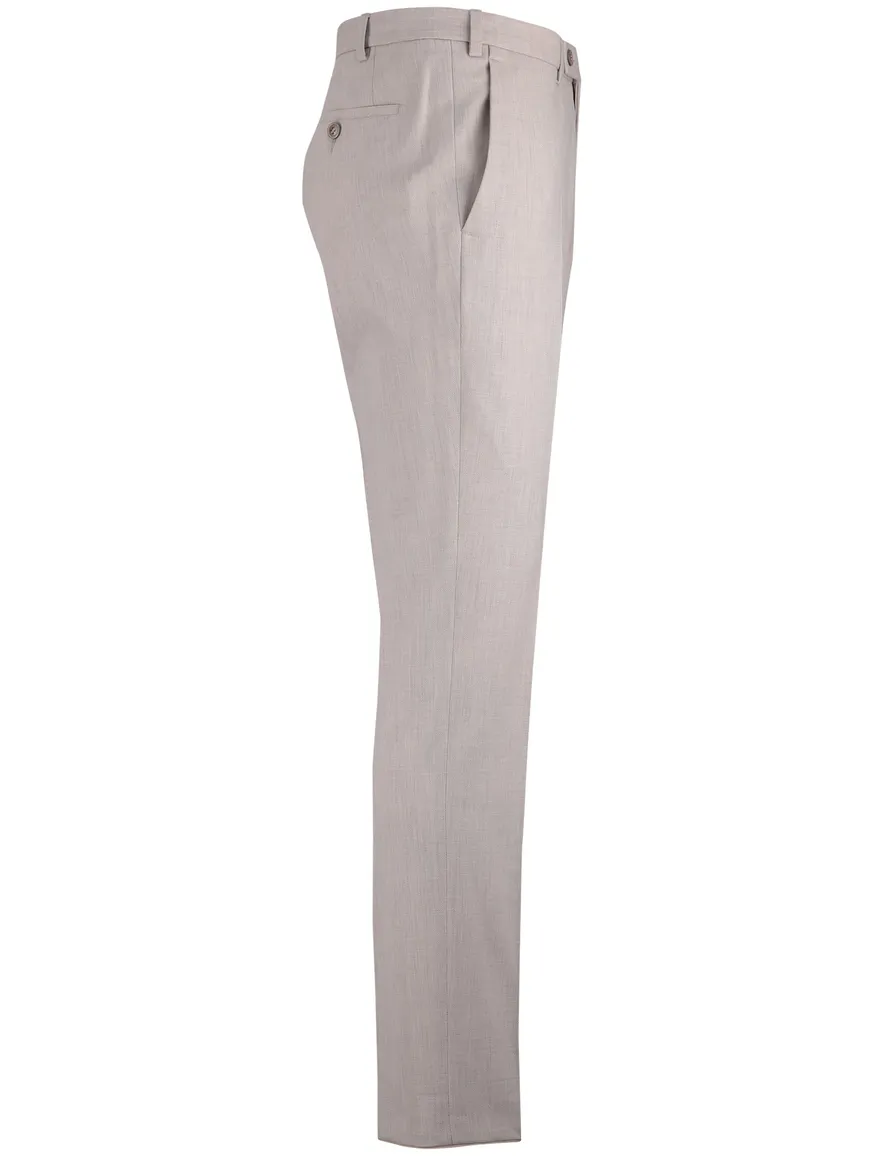 Pantalon mix en match beige Digel flatfront model