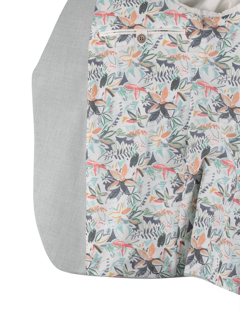 Colbert Digel mix & match lichtgroen slim fit