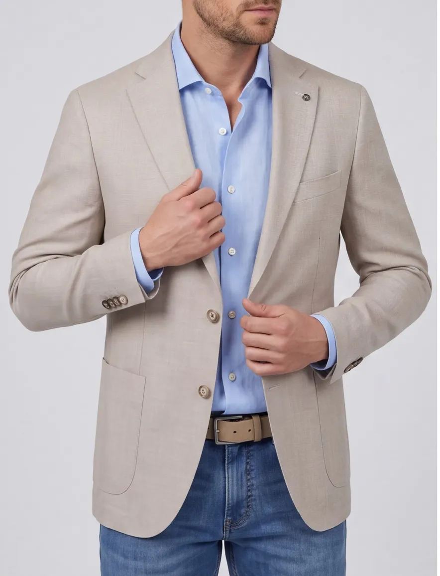 Beige colbert Digel Edward normale fit