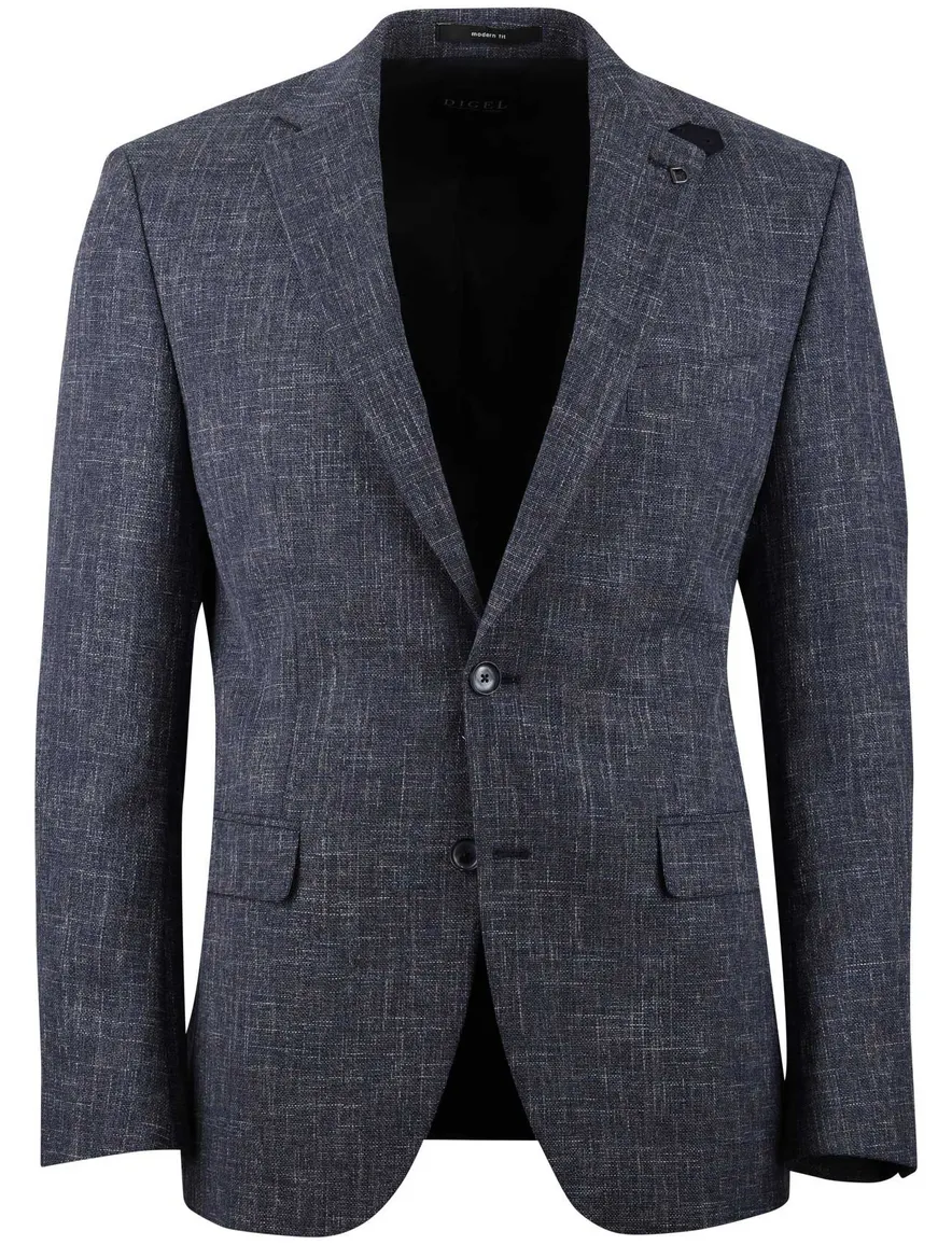Digel Ezzo stretch modern fit colbert blauw