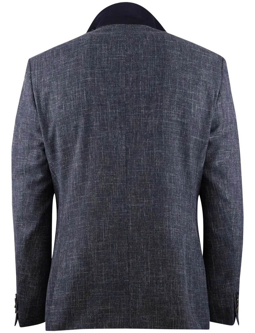 Digel Ezzo stretch modern fit colbert blauw