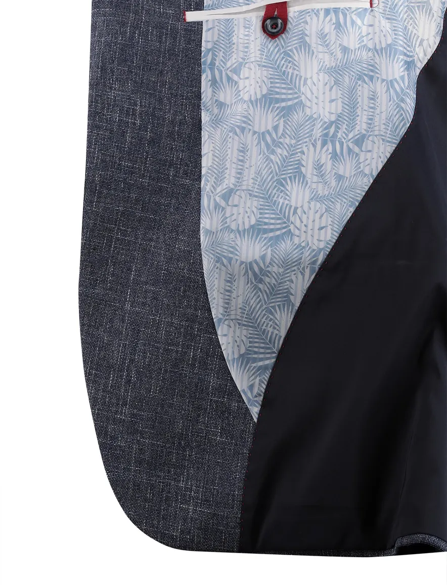 Digel Ezzo stretch modern fit colbert blauw