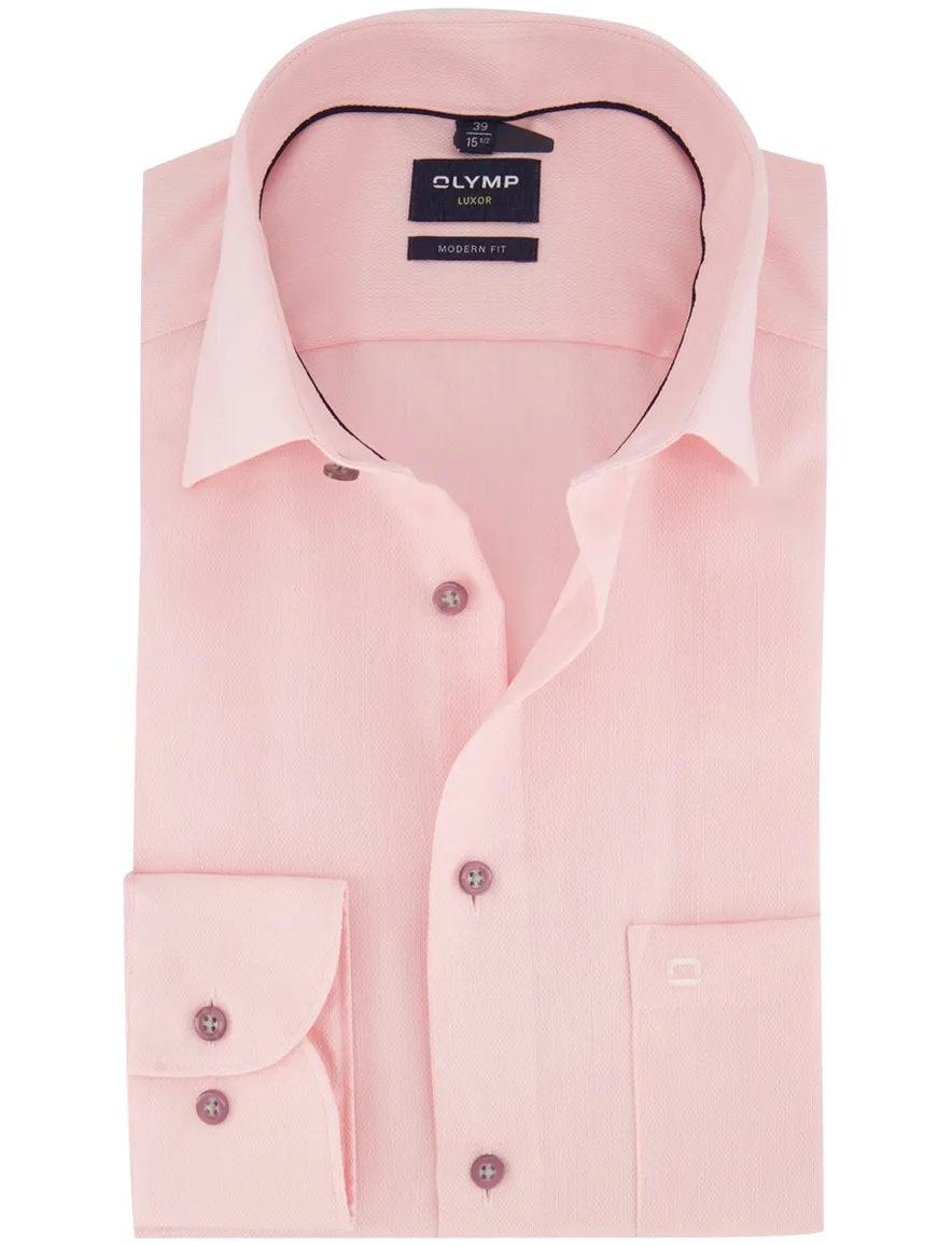 Business overhemd roze Olymp Luxor Modern Fit