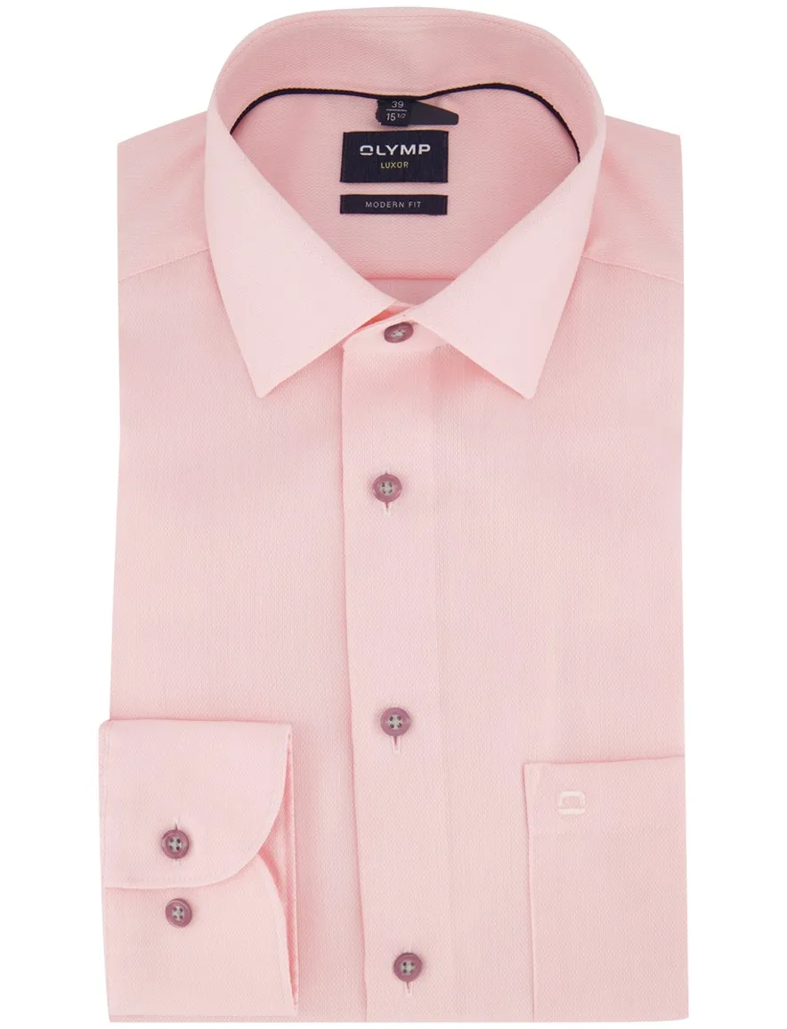 Business overhemd roze Olymp Luxor Modern Fit