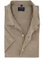 Beige gemeleerd overhemd normale fit Olymp