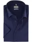 OLYMP Comfort Fit overhemd donkerblauw korte mouw