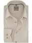 Overhemd Olymp beige wijde fit sem-wide spread boord