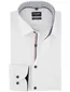 Wit overhemd Olymp semi-wide collar 100% katoen modern fit