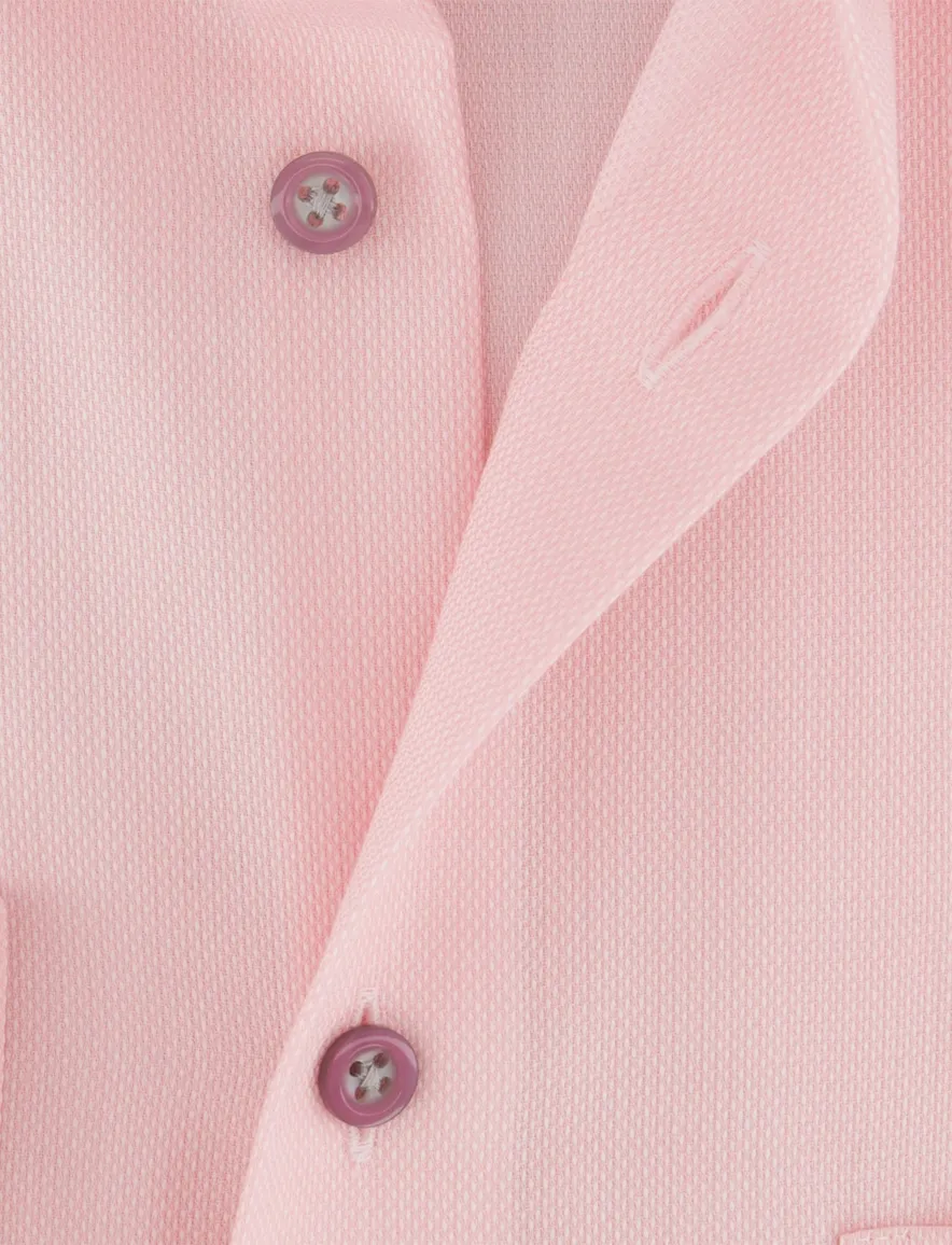 Roze Olymp overhemd semi wide spread boord