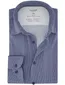 Blauw overhemd OLYMP body fit lange mouwen jersey
