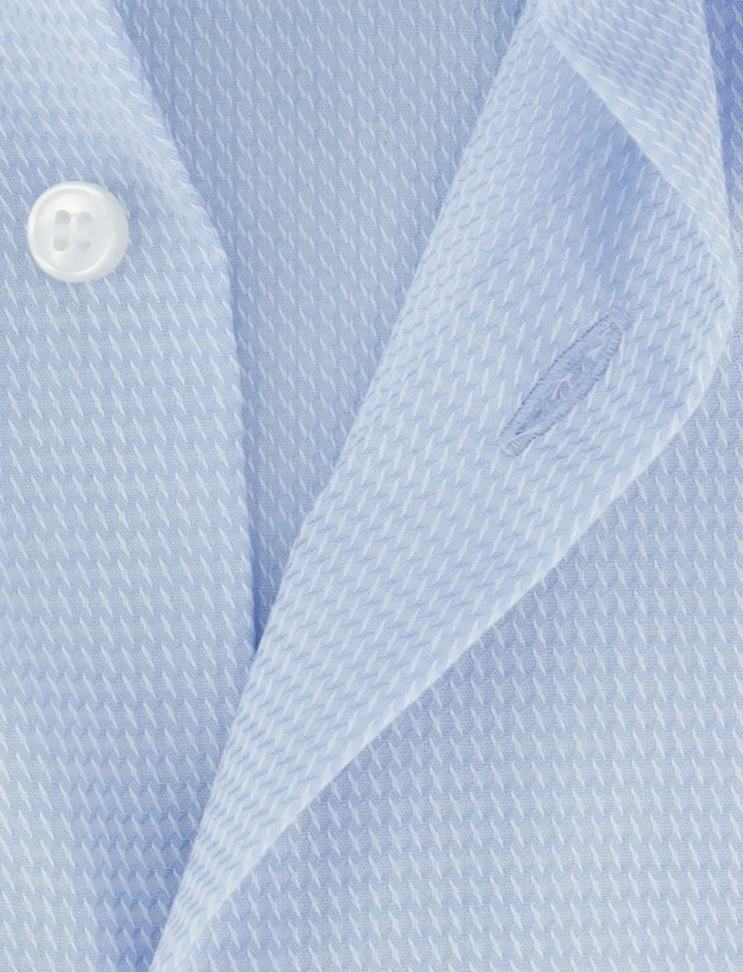 Overhemd super slim fit lichtblauw mouwlengte 7