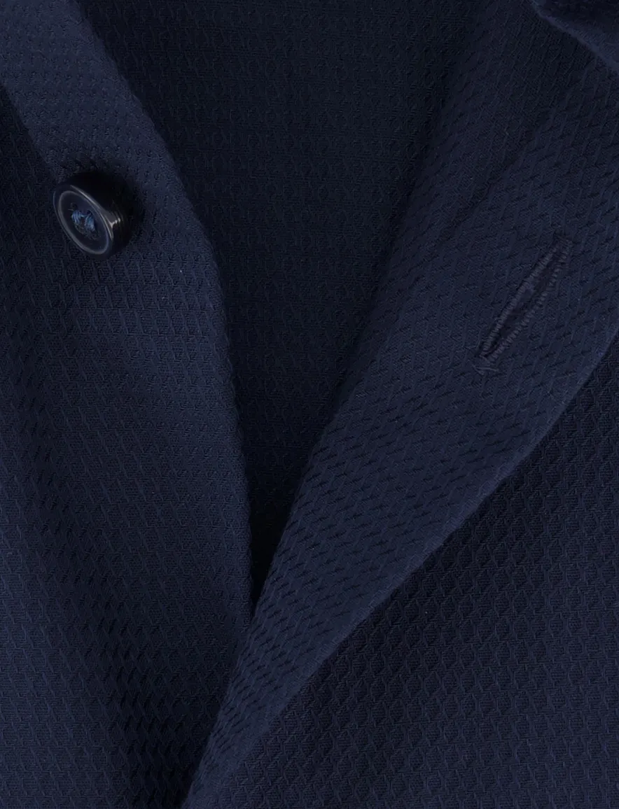 Olymp overhemd navy super slim ml 7