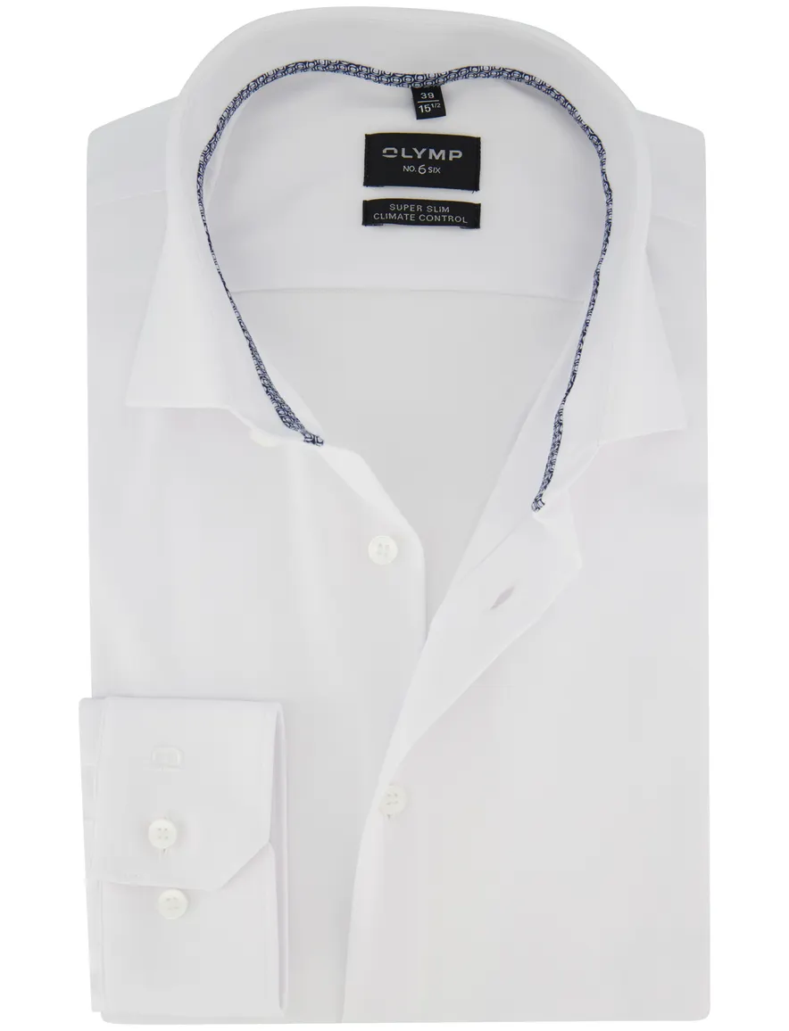 Olymp overhemd wit super slim fit ml7