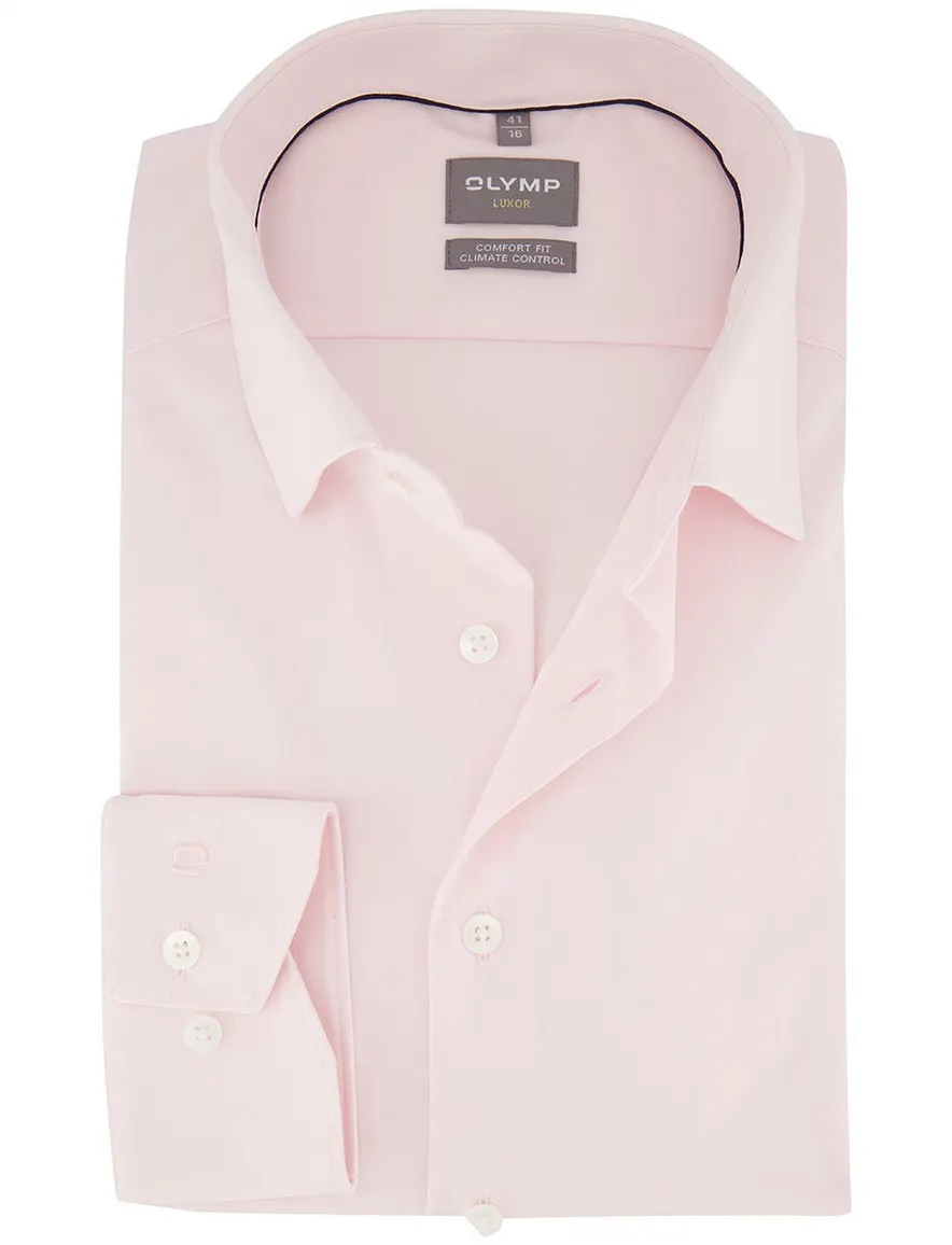Overhemd OLYMP Comfort Fit roze