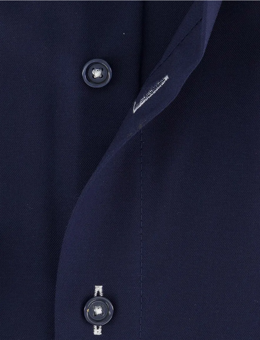 Overhemd OLYMP donkerblauw Comfort Fit strijkvrij