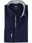 Donkerblauw overhemd OLYMP Modern Fit strijkvrij