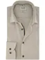 OLYMP Body Fit overhemd beige mouwlengte 7