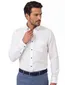 Overhemd wit Casa Moda borstzak button-down collar witte knopen