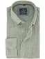 Overhemd casual fit Casa Moda gemêleerd groen button-down collar