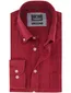 100% linnen overhemd casual fit Casa Moda lange mouw witte knoop rood