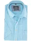 Linnen lichtblauw overhemd korte mouw Casa Moda Casual Fit