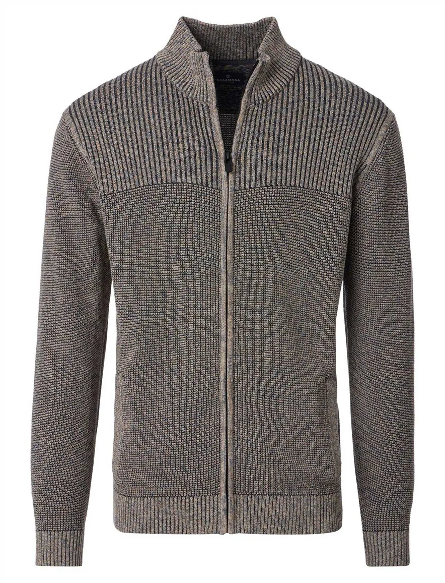 Grijs vest Casa Moda gebreid