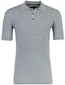 Blauwe polo Casa Moda gebreid korte mouwen