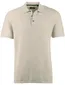 Poloshirt Casa Moda beige structuur 3 knoops