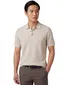 Poloshirt Casa Moda beige structuur 3 knoops