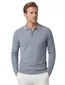 Poloshirt Casa Moda blauw 3 knoopjes normale fit